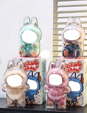 Husă de protecție pentru figurina Labubu Shein, transparent