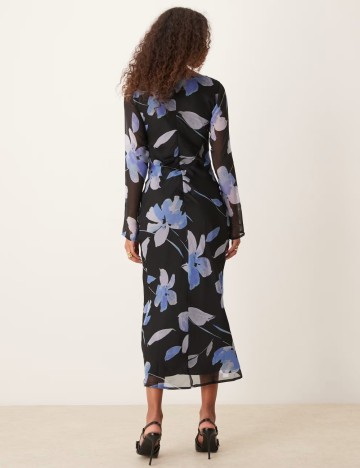 Rochie midi ASOS, mix culori