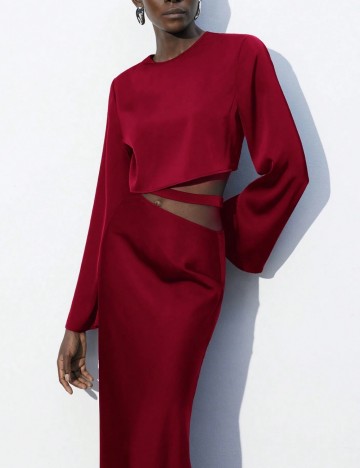 Rochie maxi Shein, vișiniu