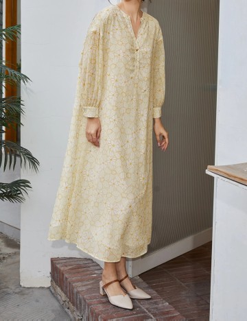 Rochie maxi Shein, galben