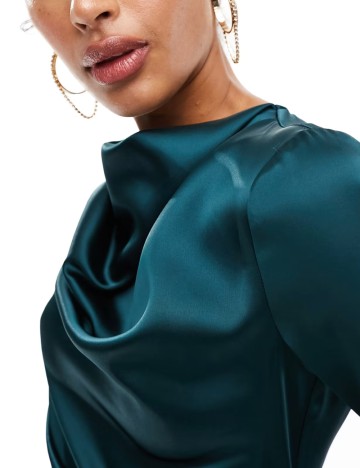 Rochie maxi ASOS, verde