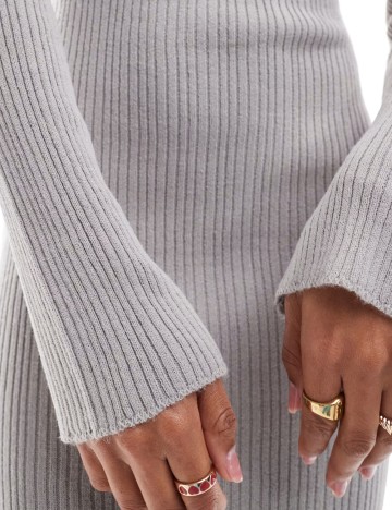 Rochie maxi Collusion, gri