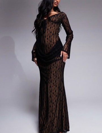 Rochie maxi ASOS, negru