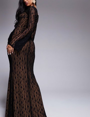 Rochie maxi ASOS, negru