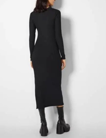 Rochie midi Bershka, negru