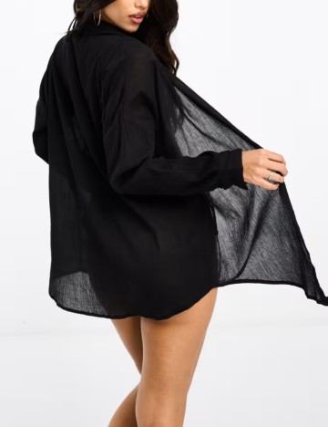 Cămașă ASOS, negru