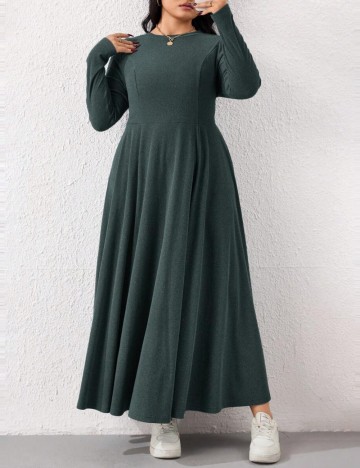 Rochie midi Shein, verde
