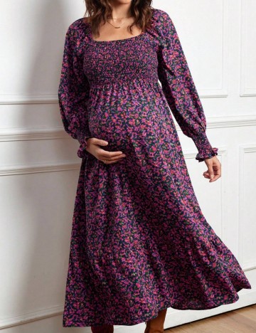 Rochie midi Shein, mix culori