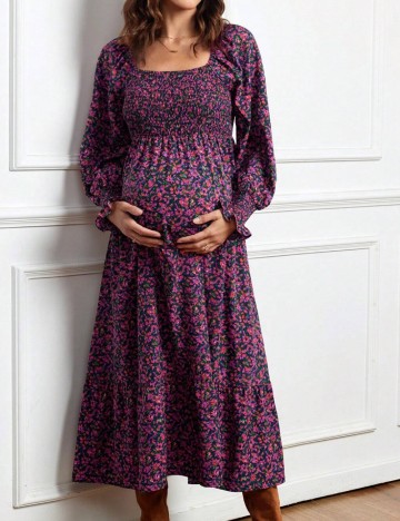 Rochie midi Shein, mix culori