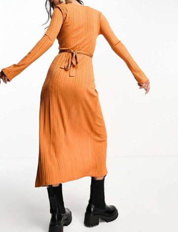 Rochie midi ASOS, portocaliu