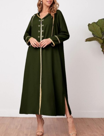 Rochie maxi Shein, kaki