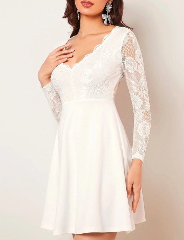 Rochie mini Shein, alb