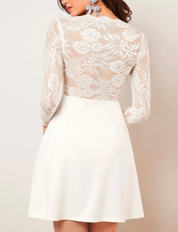 Rochie mini Shein, alb