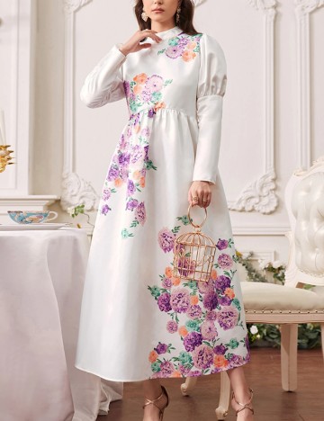 Rochie maxi Shein, alb