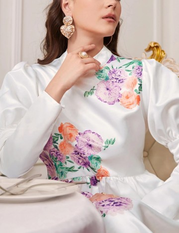 Rochie maxi Shein, alb