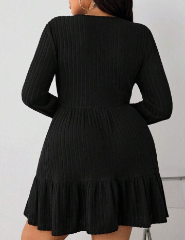 Rochie mini Shein Curve+, negru