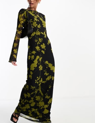 Rochie maxi ASOS, mix culori