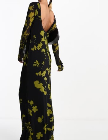 Rochie maxi ASOS, mix culori