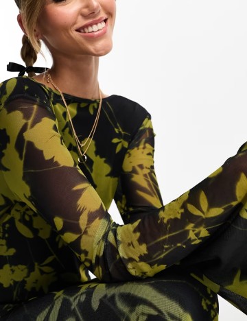 Rochie maxi ASOS, mix culori