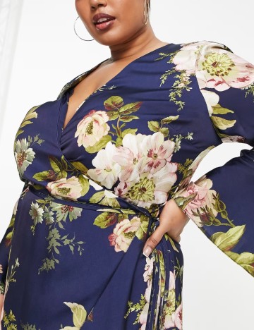 Rochie maxi ASOS, albastru