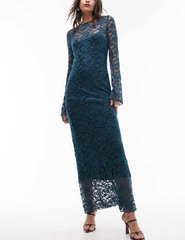 Rochie maxi Topshop, albastru