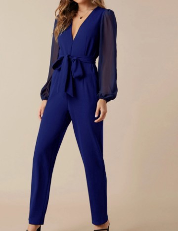 Salopetă lungă Shein, albastru