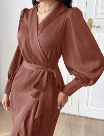 Rochie maxi Shein, cărămiziu