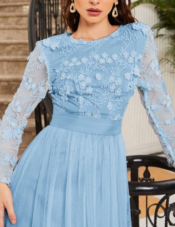 Rochie maxi Shein, albastru