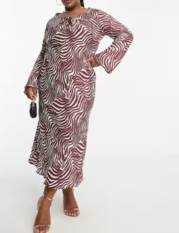 Rochie midi ASOS, mix culori