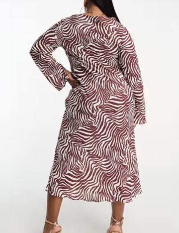 Rochie midi ASOS, mix culori