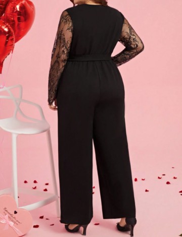 Salopetă lungă Shein Curve+, negru