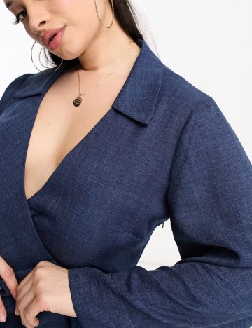 Rochie midi ASOS, albastru