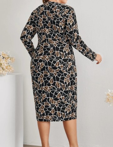 Rochie midi Shein, mix culori