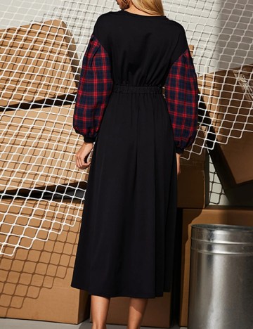 Rochie midi Shein, mix culori