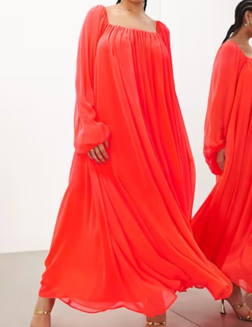 Rochie maxi ASOS, portocaliu