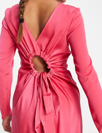 Rochie midi ASOS, roz