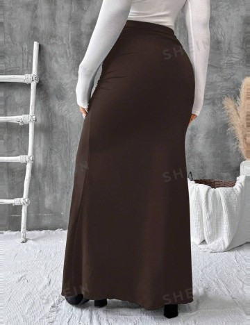 Fustă Shein, maro