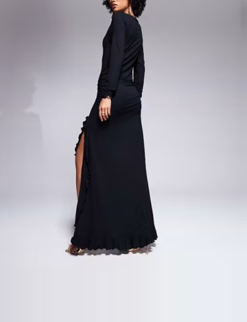 Rochie maxi ASOS, negru