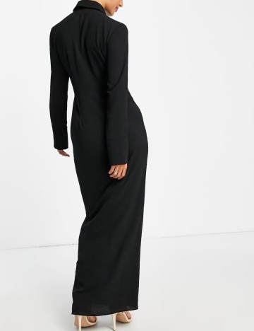 Rochie tip cămașă ASOS, negru