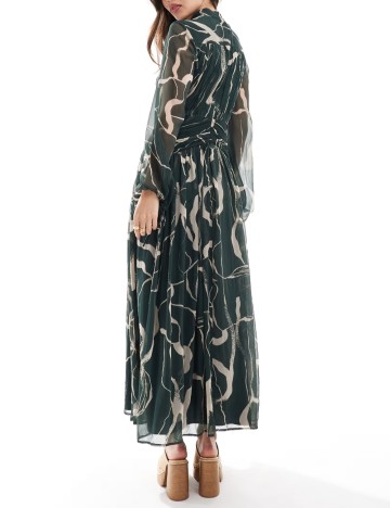 Rochie maxi ASOS, mix culori