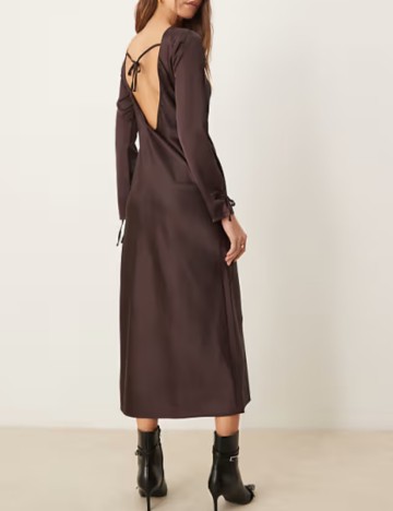 Rochie midi Miss Selfridge, maro