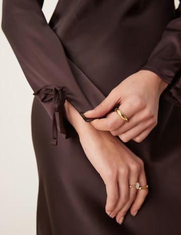 Rochie midi Miss Selfridge, maro