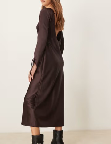 Rochie midi Miss Selfridge, maro