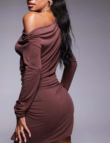 Rochie mini ASOS, maro