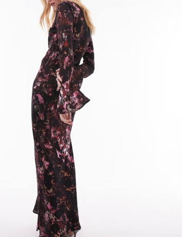 Rochie maxi Topshop, mix culori