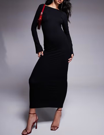 Rochie maxi ASOS, negru