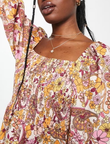 Rochie midi Miss Selfridge, mix culori