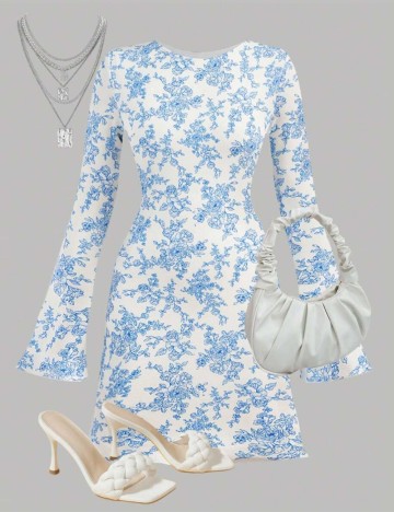 Rochie Shein, mix culori