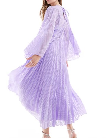 Rochie midi ASOS, mov