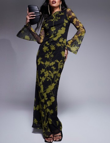 Rochie maxi ASOS, mix culori